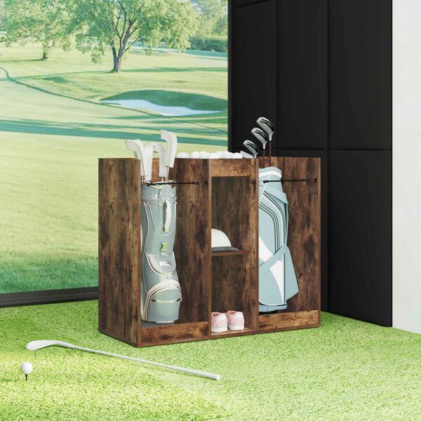 vidaXL Golf Sk&aring;p Enf&auml;rgad R&ouml;kt ek 102 x 45 x 85,5 cm