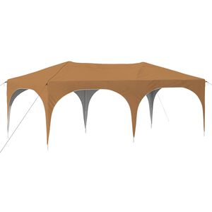 vidaXL Pop-up Partyt&auml;lt Beige 575 x 288 x 245 cm Oxford Tyg