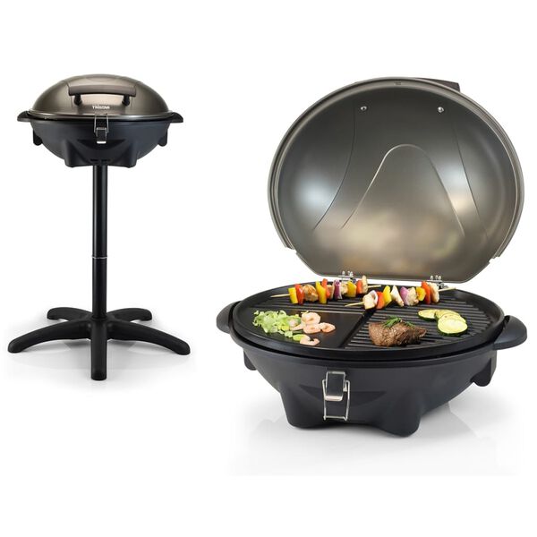 Tristar El-grill p&aring; avtagbart stativ BQ-2816 2200 W 46x35 cm svart