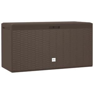vidaXL Dynbox brun 114x47x60 cm