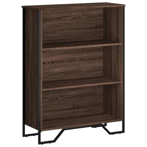 vidaXL Bokhylla brun ek 80x31x106 cm konstruerat tr&auml;