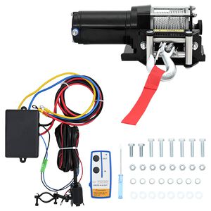 vidaXL Elektrisk vinsch med fj&auml;rrkontroll & tillbeh&ouml;r 12 V 1360 kg