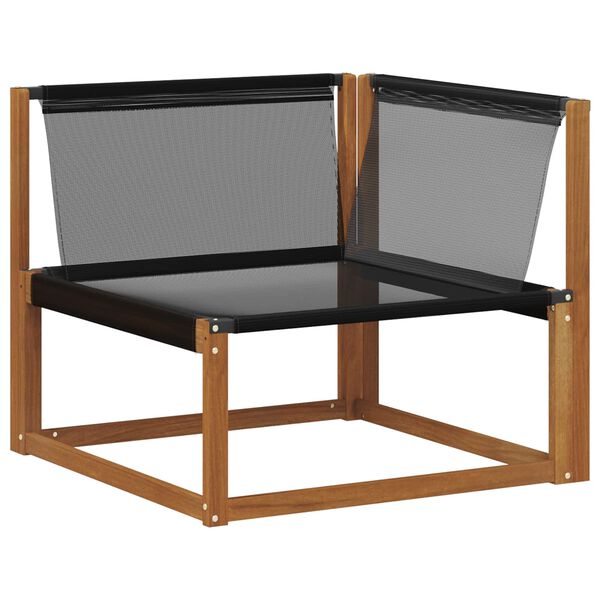 vidaXL Utomhussoffset 19 pcs Naturlig och Beige Massivt Akaciatr&auml;