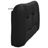 vidaXL Headboard Cushion "Hvar" Black 152 cm Faux Leather