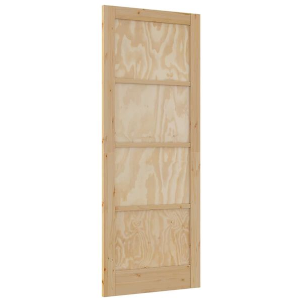 vidaXL Inredningsd&ouml;rr ORKDAL Brun 83 x 211 cm Plywood