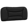 vidaXL Bed with Mattress "Hvar" Black 90x200 cm Faux Leather