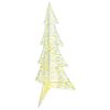 vidaXL Julgran 240 LED-lampor Varmvit 180 cm PET