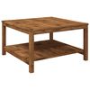 vidaXL Kaffeebord LAREN Naturlig 80,5 x 80 x 45 cm Massivt Akaciatr&auml;