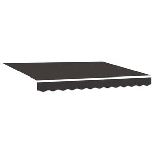 vidaXL Markisv&auml;v Antracit 235 x 195 cm Polyester