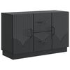 vidaXL Sideboard med l&aring;da Svart 89 x 34,5 x 57 cm Konstruerat tr&auml;