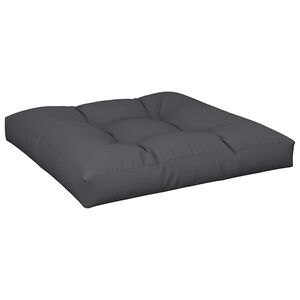 vidaXL Palldyna svart 70x70x12 cm tyg