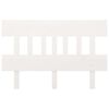 vidaXL Sänggavel vit 183,5x3x81 cm massiv furu
