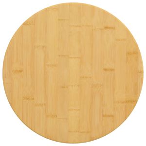 vidaXL Bordsskiva &Oslash;40x1,5 cm bambu