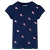 T-shirt f&ouml;r barn marinbl&aring; 104