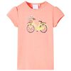 T-shirt f&ouml;r barn neonkorall 116