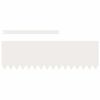 vidaXL Kant för gräsmatta 20 pcs Vit 100 x 0,05 x 20 cm
