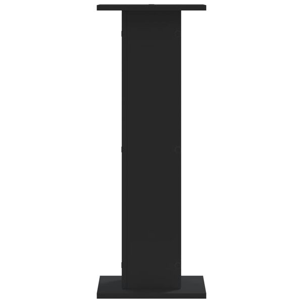 vidaXL Högtalarställ 2 st svart 30x30x80 cm konstruerat trä