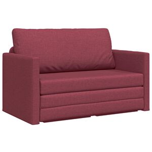 vidaXL Soffs&auml;ng Vinr&ouml;d 124 x 71 x 78 cm tyg
