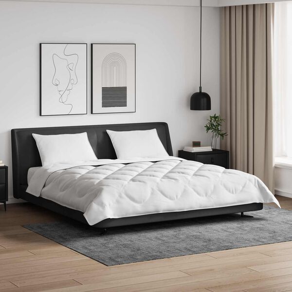 vidaXL All-s&auml;song Duvet med kudde 3 pcs Vit Mikrofiber