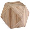 vidaXL Sidobord massiv teak 40x40x40 cm
