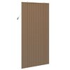 vidaXL Rullgardin med gardiner Brun 110 x 220 cm Bambu