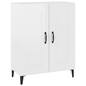 vidaXL Sk&auml;nk vit h&ouml;gglans 69,5x34x90 cm konstruerat tr&auml;