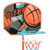vidaXL Flyttbar basketkorg justerbar 109-141 cm