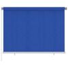 vidaXL Rullgardin utomhus 200x140 cm bl&aring; HDPE