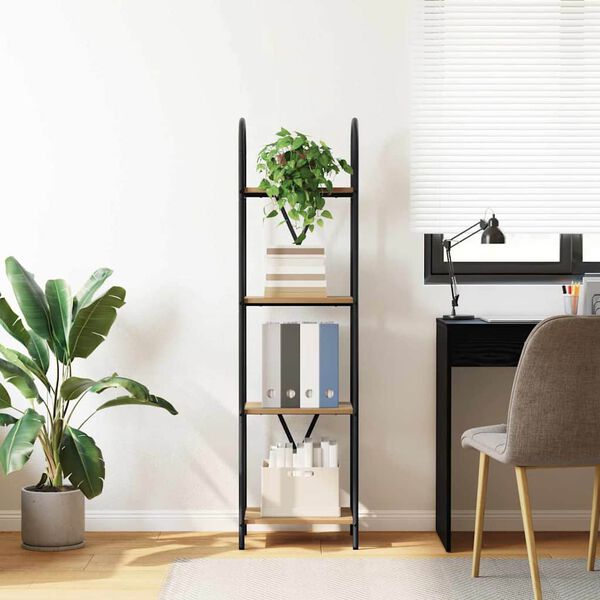 vidaXL Hyllsystem Artisan Ek 40 x 30 x 146 cm Konstruerat tr&auml;