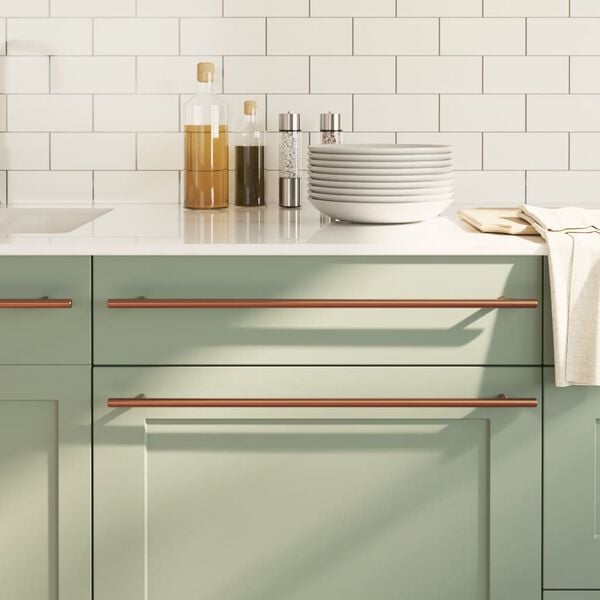 vidaXL Sk&aring;phandtag 10 st brons 480 mm rostfritt st&aring;l