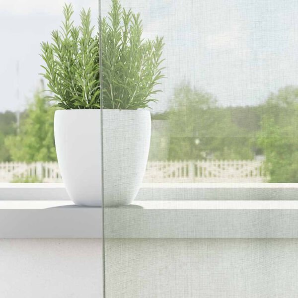 vidaXL Voile gardiner med öglor 2 st ljusgrå 140x140 cm