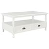 vidaXL Soffbord vit 100x55x45 cm tr&auml;