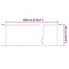 vidaXL Markis vertikal vit 60x600 cm oxfordtyg