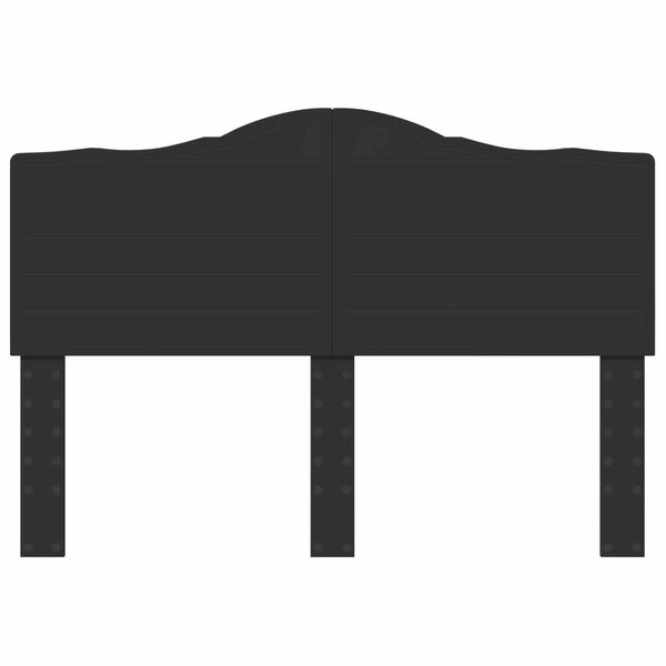 vidaXL Huvudgavel Svart Ek 150 cm Konstruerat tr&auml;