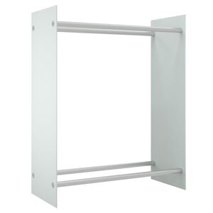 vidaXL Vedst&auml;ll vit 80x35x100 cm h&auml;rdat glas