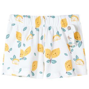vidaXL Shorts f&ouml;r barn ecru 128
