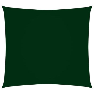 vidaXL Solsegel oxfordtyg fyrkantigt 2x2 m mörkgrön