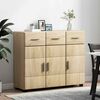 vidaXL Sideboard FLORIN Sonoma-ek 88,5 x 30,5 x 73 cm Konstruerat tr&auml;