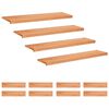 vidaXL Trapstegsmattor 12 st 120 x 25 x 2 cm Lack Massivt boktr&auml;