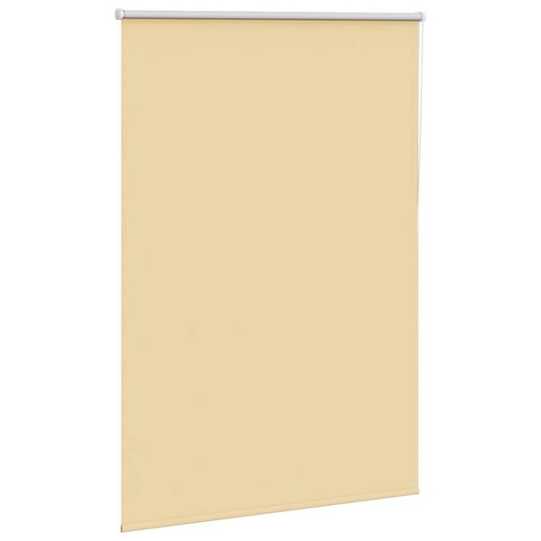 vidaXL Rullgardin m&ouml;rkl&auml;ggningsbeige 95x175 cm tyg bredd 90,7 cm