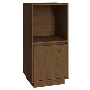 vidaXL Sk&aring;p honungsbrun 38x35x80 cm massiv furu