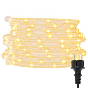 vidaXL Ljusslang med 1200 lysdioder varmvit 50 m PVC