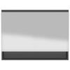 vidaXL Spegelskåp för badrum antracit 80x15x60 cm MDF