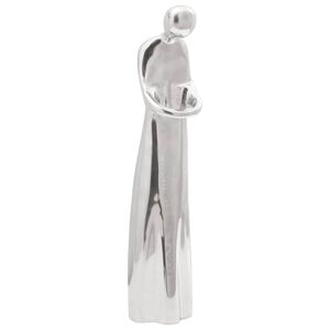 vidaXL Skulptur Silver 10 x 16 x 49 cm Aluminium