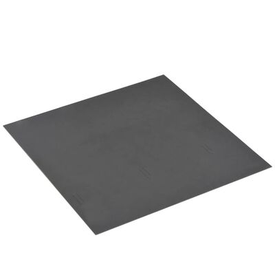 vidaXL Självhäftande PVC-golvplankor 5,11 m² svart med mönster