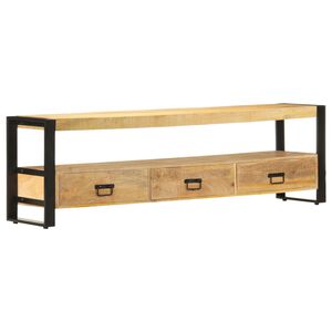 vidaXL TV-b&auml;nk 150x30x45 cm massivt mangotr&auml;