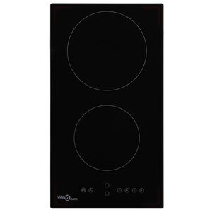vidaXL Keramikh&auml;ll med 2 plattor touchkontroll 3000 W