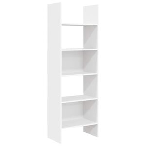vidaXL Bokhylla vit 60x35x180 cm konstruerat tr&auml;