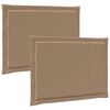 vidaXL Sittkuddar 2 pcs Polyester Taupe 47 x 36 x 2 cm