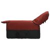 vidaXL H&auml;stdyna Bordeaux och svart 125 cm Polyester